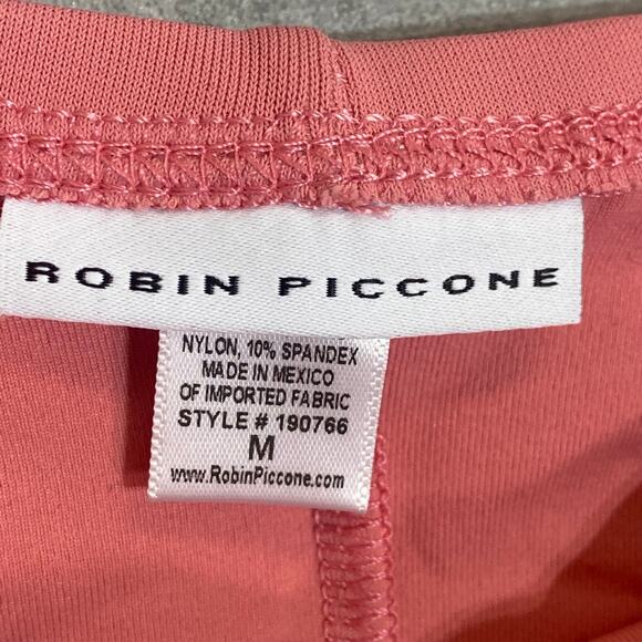 ROBIN PICCONE Pink Lemonade Lily Sash Hipster Moderate Coverage Bikini Bottoms - Picture 6 of 9